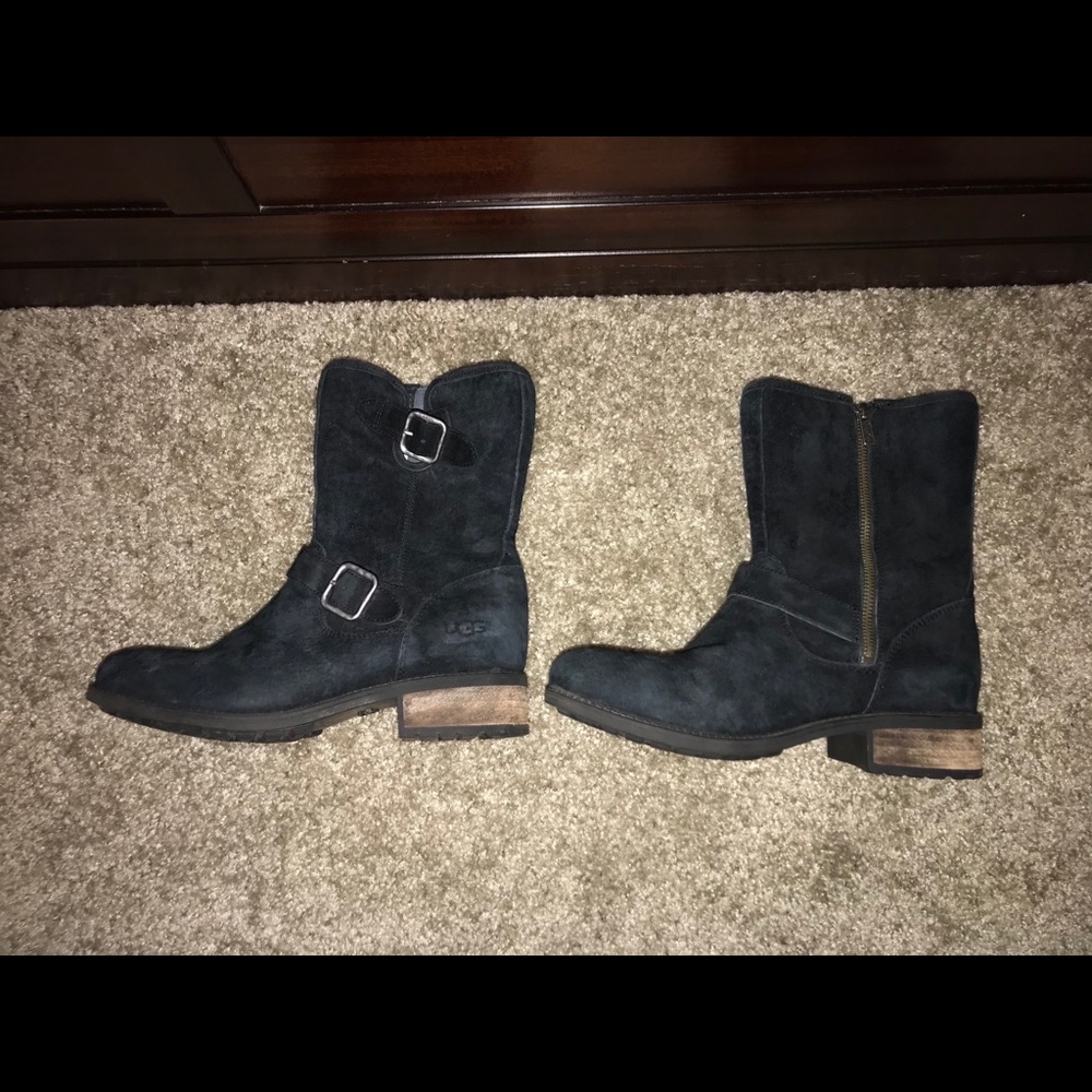Chaney UGG Moto Boots - size 8
